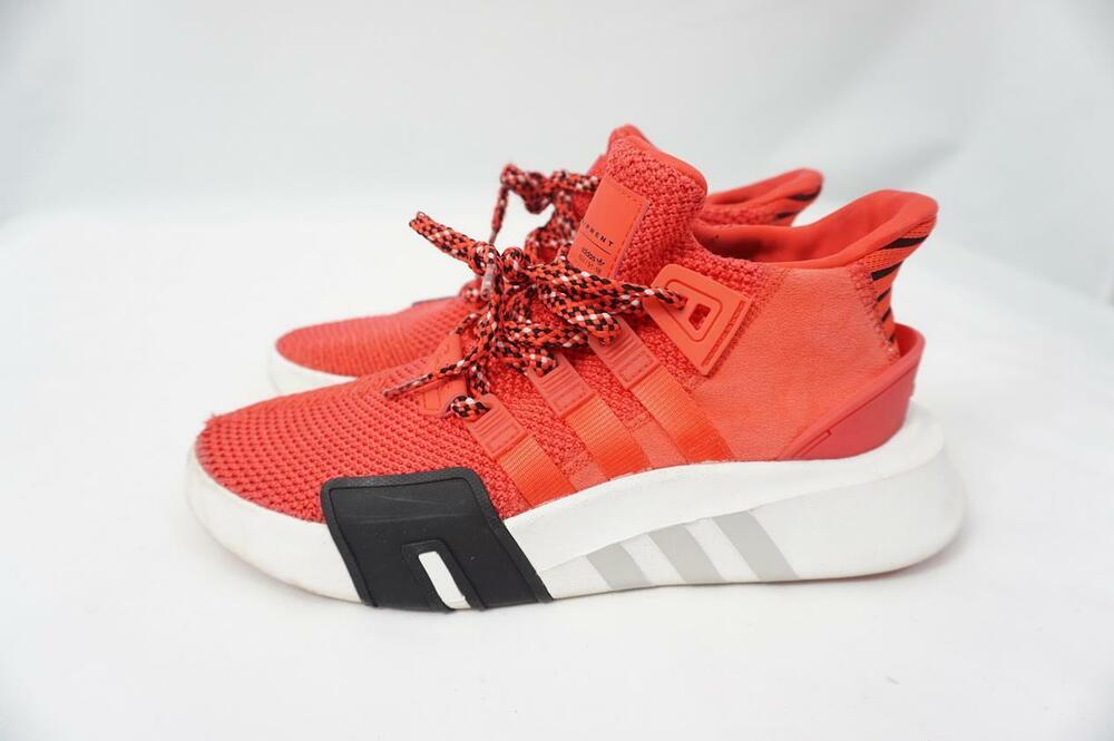 ADIDAS ORIGINALS EQT ADV J USED MEN/BIG KIDS/BOYS 6.5 RED KNIT SNEAKERS B22643